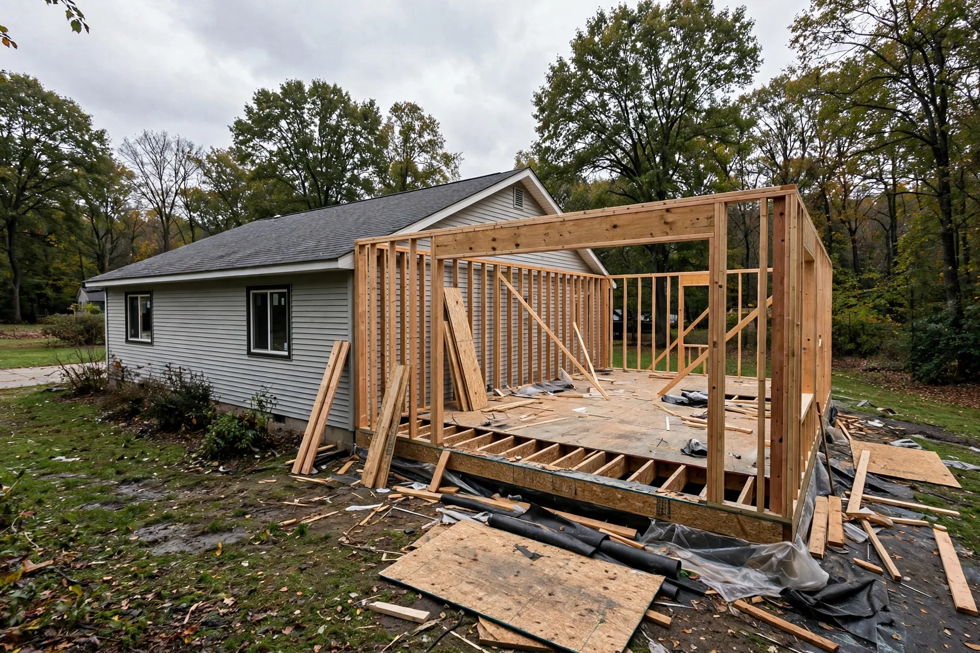 Before photo, Bathroom Addition in Mitchellville, by Bowie Bathroom Remodeling Company