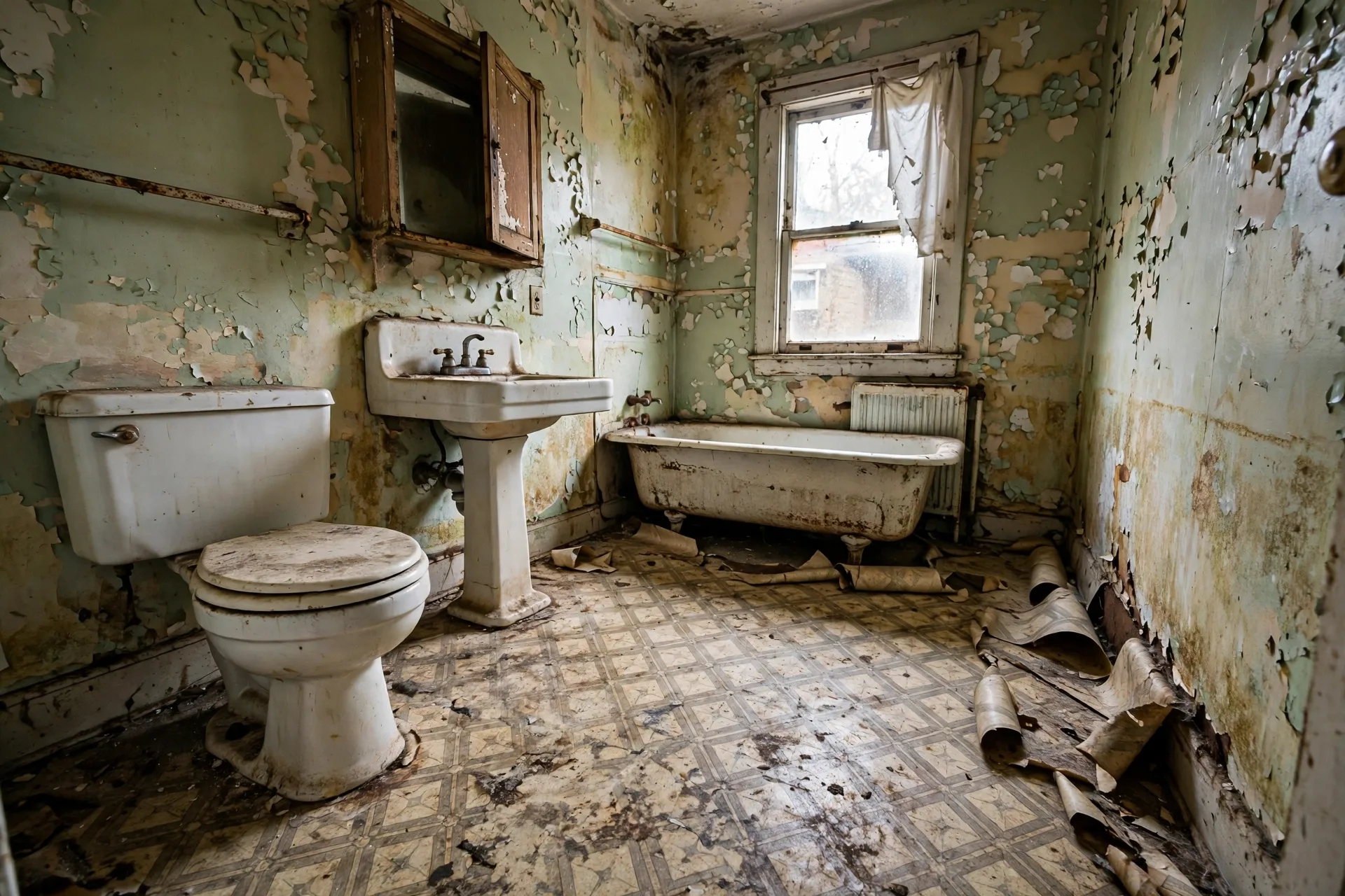 Before photo, Bathroom Flooring Installation in Somerset, by Bowie Bathroom Remodeling Company