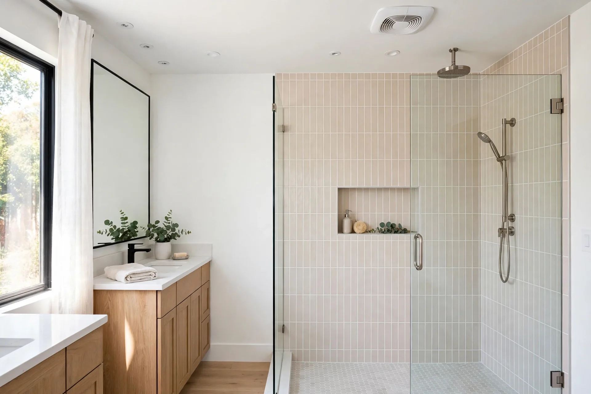 Bathroom Waterproofing and Ventilation —  Shower Waterproofing and Fan Upgrade in Belair by Bowie Bathroom Remodeling Company