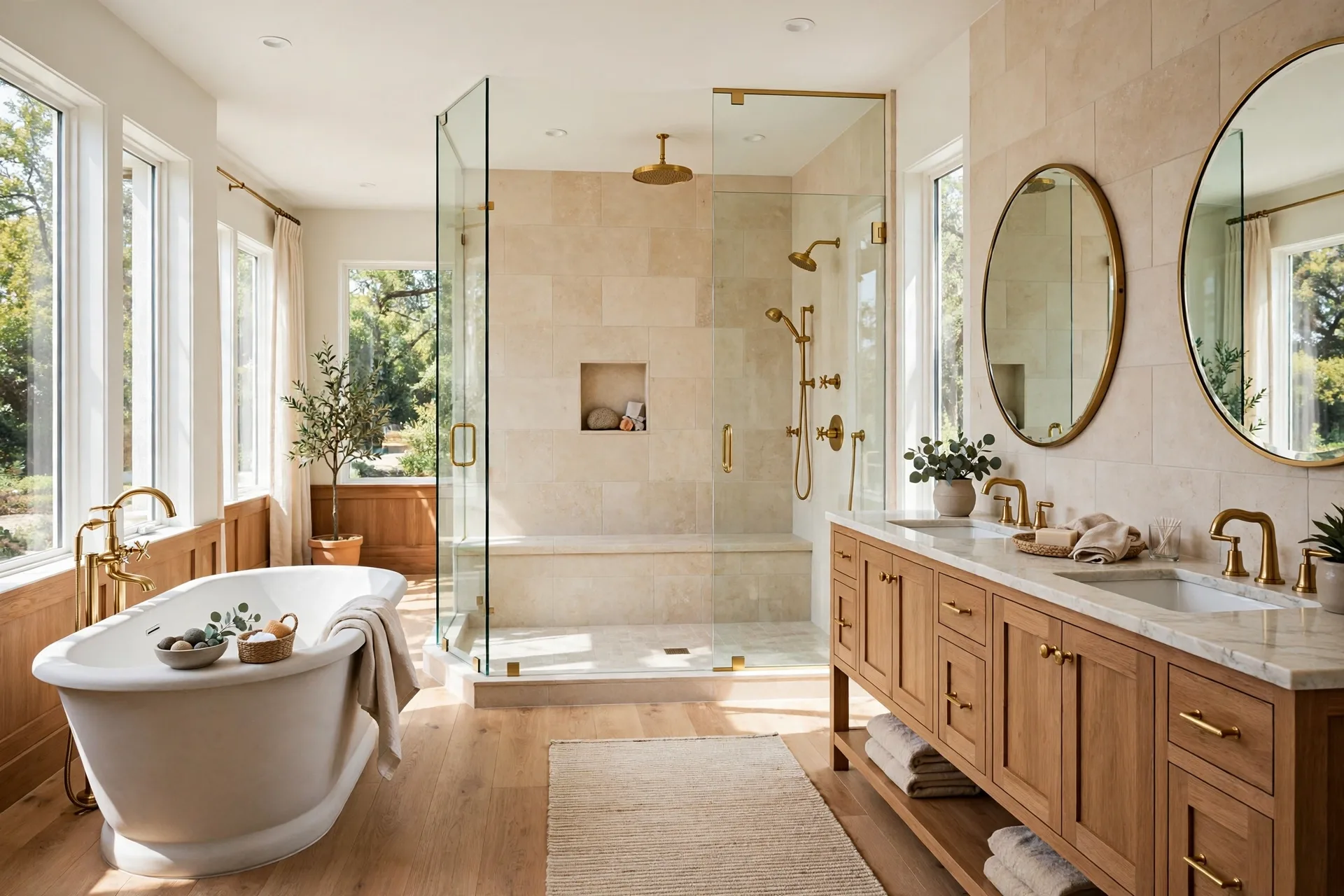Remodeled bathroom in Bowie, MD by Bowie Bathroom Remodeling Company