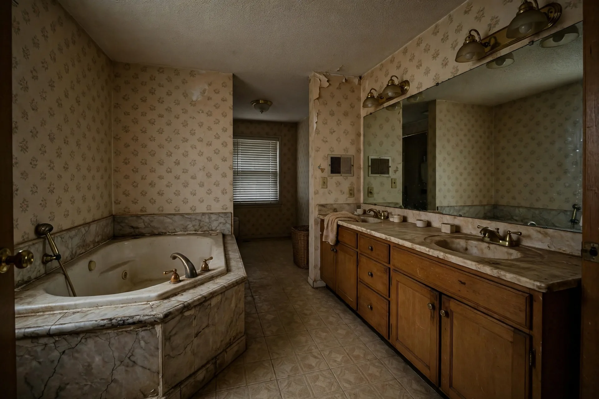 Before photo,  Master Bath Renovation in Woodmore, by Bowie Bathroom Remodeling Company
