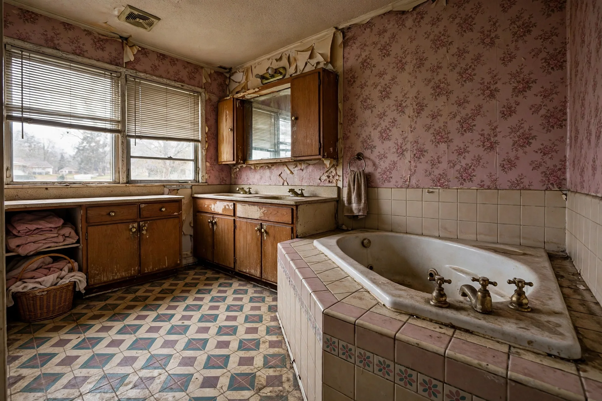 Before photo, Master Bathroom Remodel in Woodmore, by Bowie Bathroom Remodeling Company