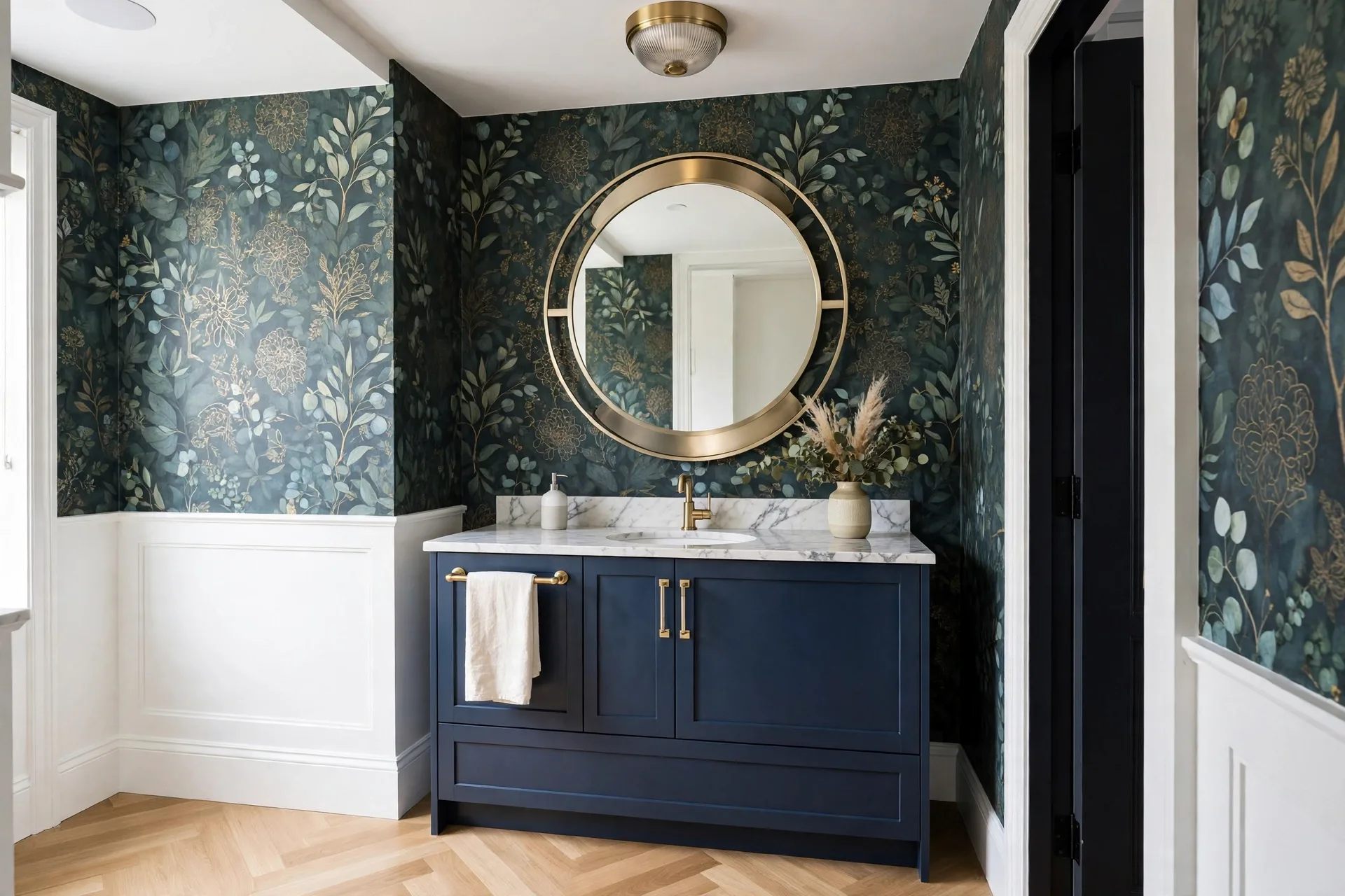Powder Room Remodeling —  Powder Room Remodel in Tulip Grove by Bowie Bathroom Remodeling Company